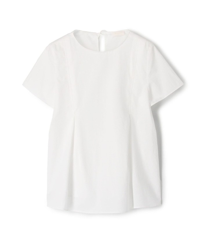 クーポン】【セール 40%OFF】プロセスドコットン タックブラウス
