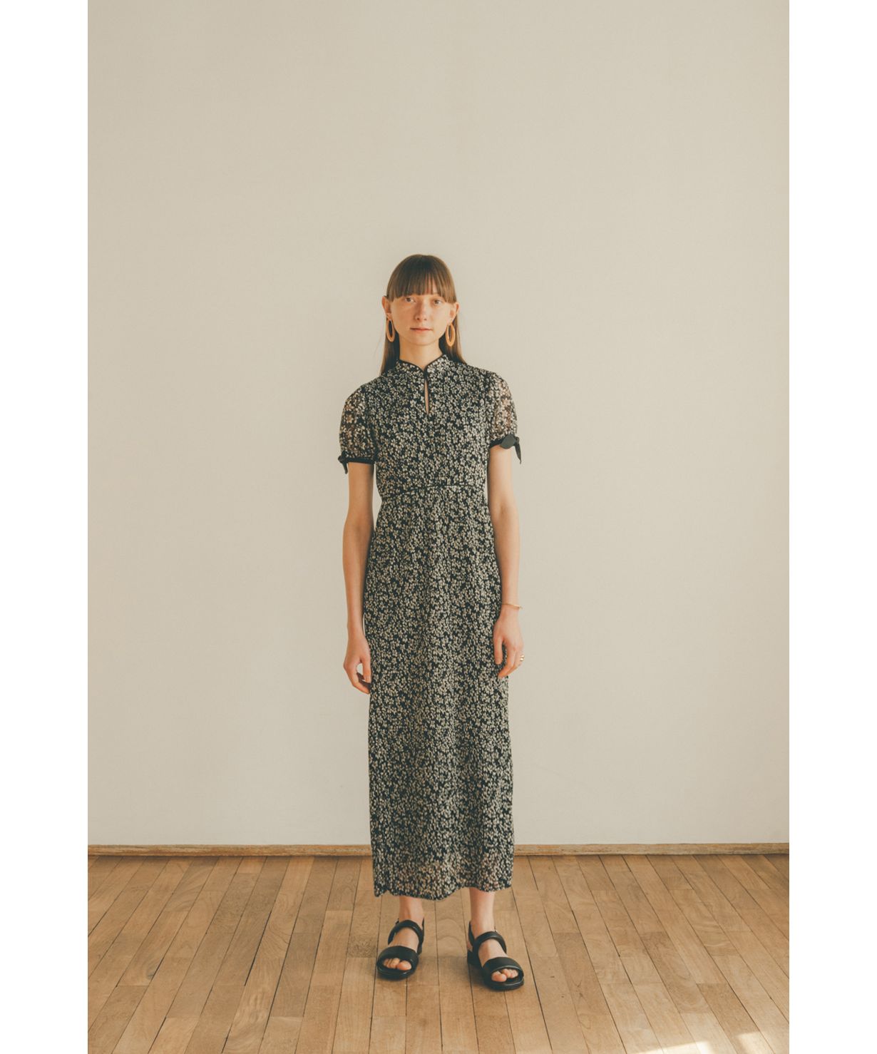 【Acka】pleats one-piece