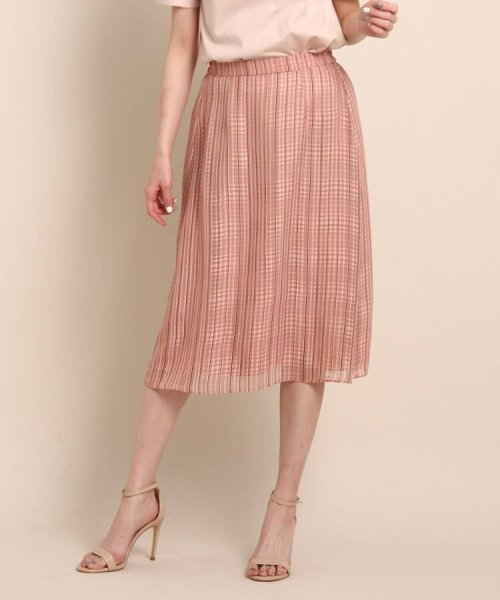洗える 日本製 シャドーチェックスカート クードシャンス Coup De Chance D Fashion