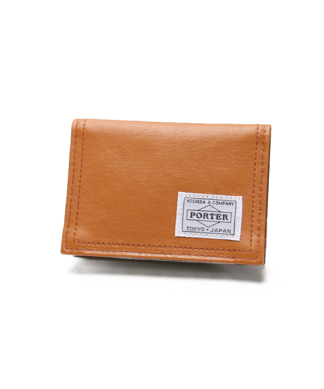 新品 ポーター パスポートケース カードケース PORTER CURRENT 茶 ポーター PORTER ポーター フリースタイル パスケース 707ー