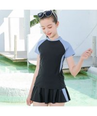 CLARAH　kids/キッズ 水着 ラッシュガード 半袖 女の子 スイムウェア 上下セット レディース プール ビーチ 夏 海水浴 /504662613