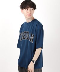 LUXSTYLE/ラグスタイル LUXSTYLE ポンチカレッジロゴワッペン半袖ビッグTシャツ/Tシャツ メンズ 半袖 ビッグシルエット カレッジ ロゴ ワッペン/504663474