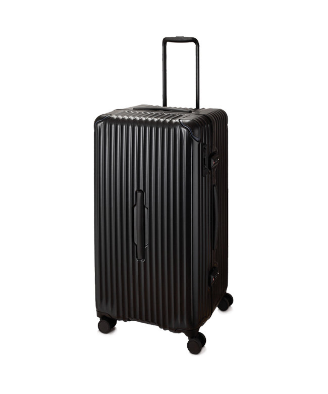 スーツケース　大型　大容量　LL ホワイト×ブラウン　白　おしゃれ　XL　超軽量