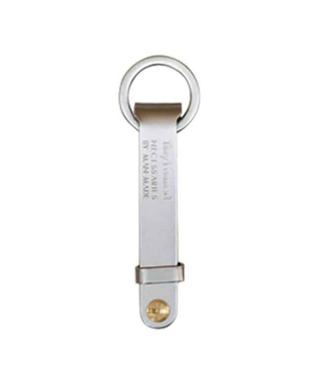 （Tiny Formed/タイニーフォームド）Tiny Formed タイニーフォームド キーケース キーホルダー ブランド シンプル 真鍮 折り畳み 収納 キーフリック key flick TM−08/ユニセックス シルバー
