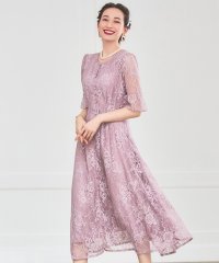 DRESS+/ドレス ワンピース ロングガウン レース 結婚式 パーティードレス/504668377