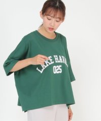 LBC/ワイドカレッジロゴＴシャツ/504542226