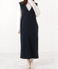 Lace Ladies/レースレディース Lace Ladies Vネックロングジャンパースカート/504670383