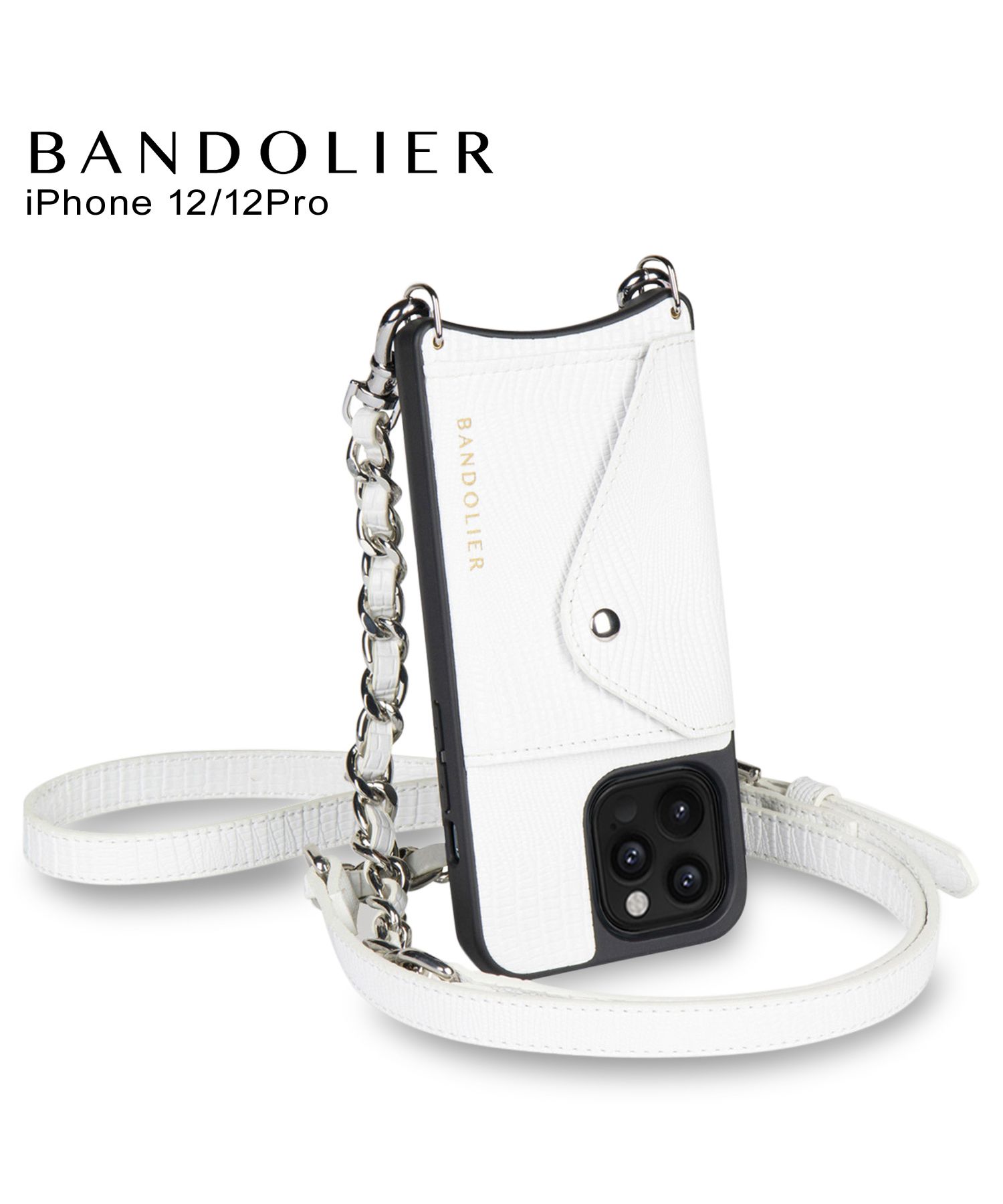 BANDOLIER バンドリヤー 2021高い素材 iPhone 12 Pro ケース スマホケース 携帯 ショルダー アイフォン スニークオンラインショップ サイドスロット レディース ONLINE SALE 82%OFF SHOP メンズ P ペイジ SNEAK