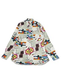 COMME des GARCONS/コムデギャルソン シャツ Comme des Garcons SHIRT シャツ 長袖 メンズ カウズ コラボ KAWS PRINT COTTON POPLIN/504667423