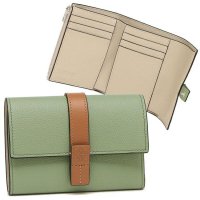 LOEWE/ロエベ LOEWE 三つ折り財布 バーティカルウォレット Sサイズ グリーン レディース LOEWE C660S86X01 6465/504670128