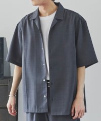 coen/[吸水速乾機能付き]ポリトロオープンカラー半袖シャツ(セットアップ対応)/504671452