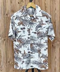 TopIsm/トップイズム TopIsm アロハシャツ メンズ 半袖 シャツ 花柄 ボタニカル リーフ柄 和柄 レーヨン オープンカラーシャツ 開襟シャツ カジュアルシャツ /504672450