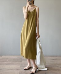 aimoha/アイモハ aimoha サテンキャミソールワンピース韓国ファッション ハイウエスト セクシー スカート 春服 量産型 長袖 秋服 冬服 春夏秋冬 オフィスカジュ/504672466