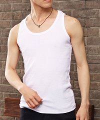 TopIsm/トップイズム TopIsm タンクトップ メンズ インナー 無地 Tシャツ テレコ カットソー/504672626