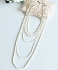 DRESS+/ランダムフェイクパール5連ネックレス　結婚式 パーティードレス パーティー/504672931