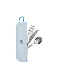 HydroFlask/ハイドロフラスク Hydro Flask カトラリーセット スプーン フォーク ナイフ フラットウエア 収納袋付き FLATWARE SET シルバー 8901/504667595