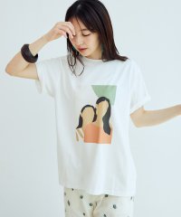 VIS/オーガニックコットンアソートプリントTシャツ【susutainable】/504674798