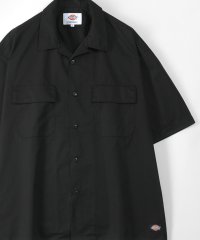 Dickies/【Dickies/ディッキーズ】オーバーサイズ TCツイルワークシャツ オープンカラーシャツ/半袖 開襟シャツ/シャツジャケット/504655064