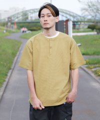 ZIP FIVE/肉厚ワッフルクルー＆ヘンリー半袖Tシャツ/504676210