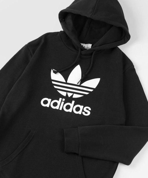 Adidas アディダス トレフォイル プルパーカー フーディー オリジナルス 裏毛 ジャージ Adidas Adidas D Fashion