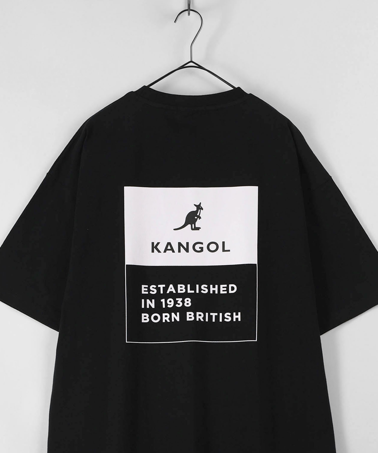 KANGOL/カンゴール】バックプリント BOXロゴプリントTシャツ/ ビッグ