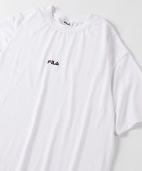 FILA/【FILA/フィラ】ビッグシルエット ワンポイント ブランドロゴ刺繍 切替半袖Tシャツ/504655019