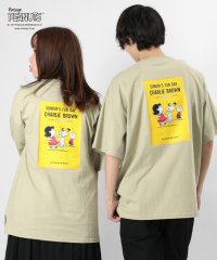 PEANUTS/【PEANUTS/ピーナッツ】スヌーピー ビッグシルエット プリント半袖Tシャツ/504655041
