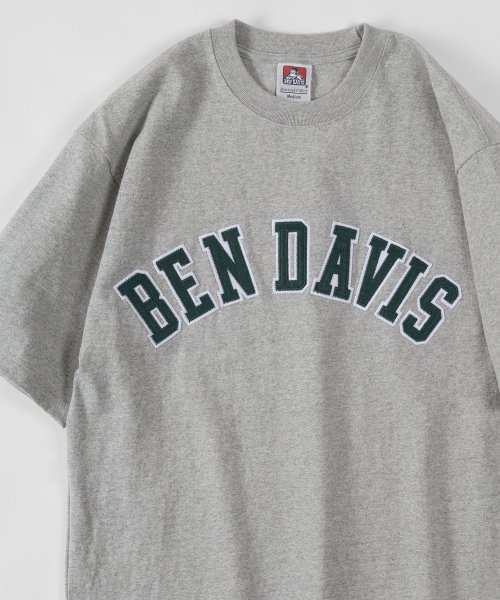 セール35 Off Ben Davis ベンデイビス ヘビーウェイト フェルトワッペン カレッジロゴ 半袖tシャツ ビッグシルエット Ben Davis Ben Davis D Fashion