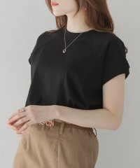 atONE/クルーネックフレンチスリーブTシャツ/504678311