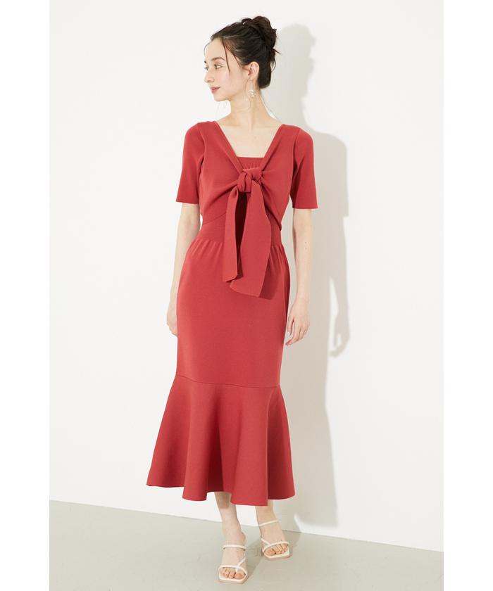 セール】2wayBACKタイショートSLVknitマーメイドOP(504678704 セール】2wayBACKタイショートSLVknitマーメイドOP(504678704