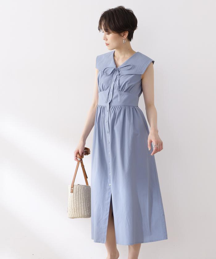 セール 60%OFF】ビッグカーブカラーワンピース《S Size Line
