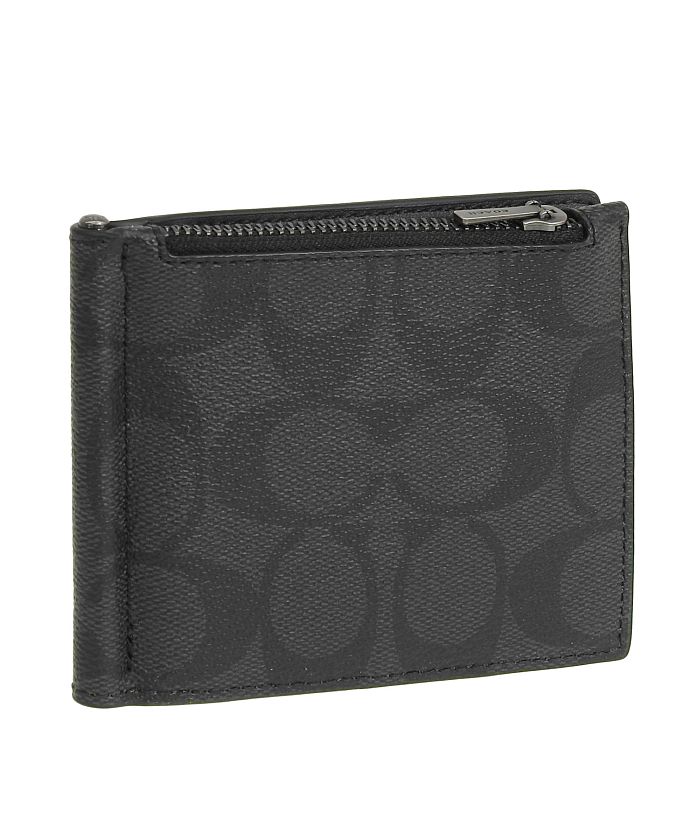 Coach コーチ MONEY CLIP ZIP WALLET マネークリップ メンズ マネー