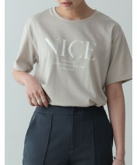 Re:EDIT/NICEロゴプリントTシャツ/504673018