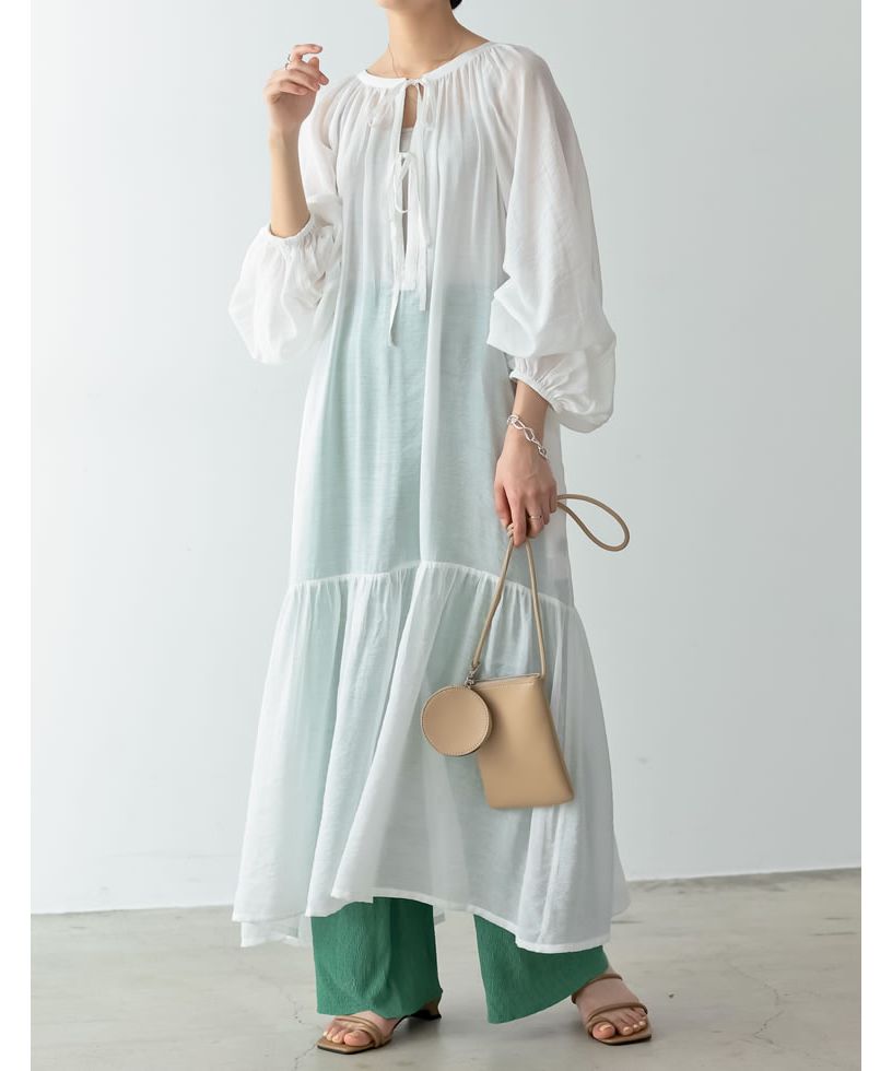 ワンピース・ドレス(ホワイト・白色)のレディースファッション通販 - d 