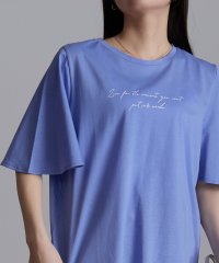 Ranan/ひんやり！綿１００％フレア袖大人ロゴＴシャツ/504643428