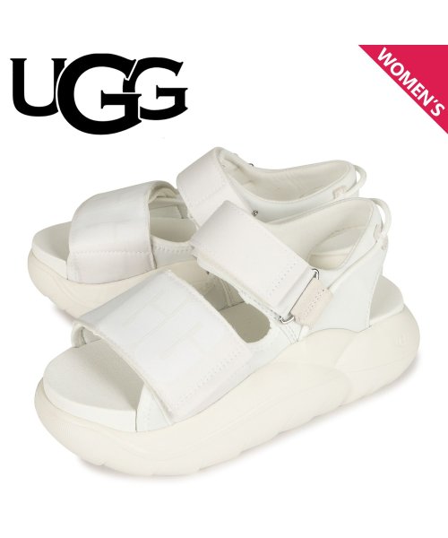 Ugg アグ サンダル レディース 厚底 クラウド ストラップ La Cloud Strap Sandal ホワイト白 アグ Ugg D Fashion