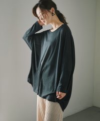 Fashion Letter/ゆるく被ってUV対策！ ドルマンUVカットソー レディース Tシャツ ビッグシルエット ポンチョ 水着の上か着られる Tシャツ ポリエステル 速乾 レディース /504681853