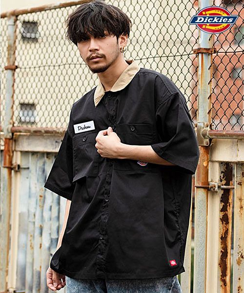 HUF（ハフ）の「DICKIES GARAGE SHIRT / HUF ディッキーズ