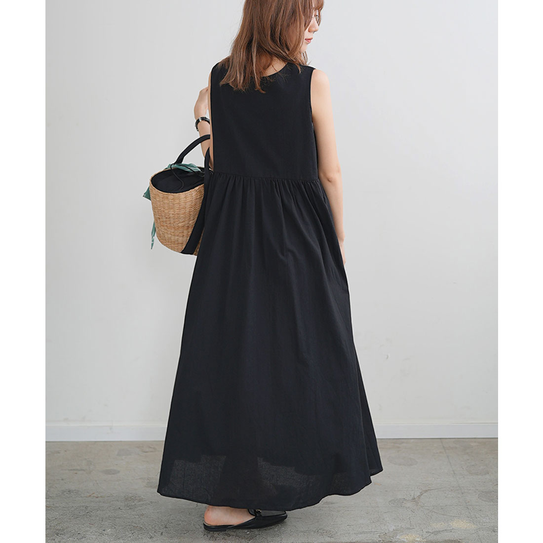 クーポン】【セール10%OFF】ロングワンピース マキシ丈 ロングスカート ...