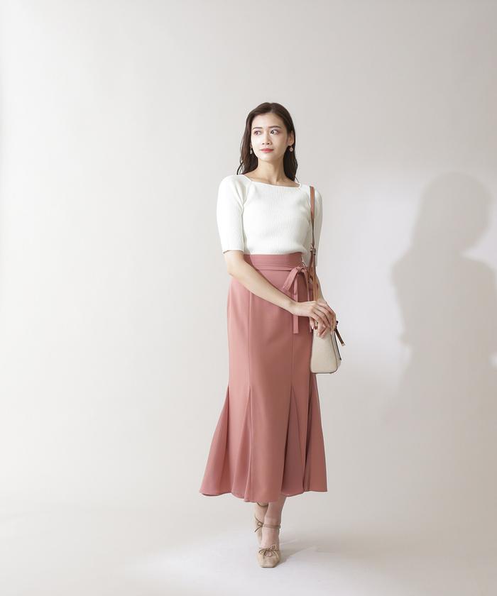 ジルバイジルスチュアート　リボンマチ付きマーメイドスカート JILL by JILL STUART（ジルバイジルスチュアート）の