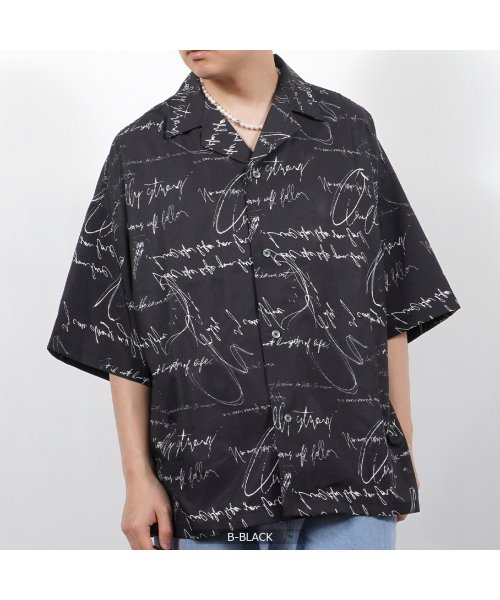 セール40 Off オーバーサイズ シャツ 半袖 メンズ 柄シャツ レディース 総柄 ビッグシルエット 半袖シャツ トップス 半袖 開襟シャツ オープンカラー アロハシャツ 和 ワンフォークロージング 1111clothing D Fashion