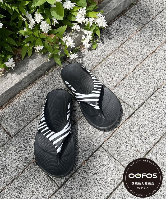 JOURNAL STANDARD ウーフォス　コラボ OOFOS/ウーフォス×JOURNAL STANDARD】別注 O Original ”ゼブラ柄