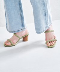 WA ORiental TRaffic/編み込みダブルベルトサンダル/22211/504650069