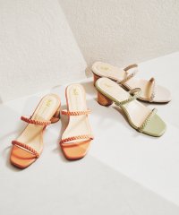 WA ORiental TRaffic/編み込みダブルベルトサンダル/22211/504650069