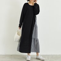 miniministore/韓国 ドッキングワンピース 長袖 春夏秋/504685041