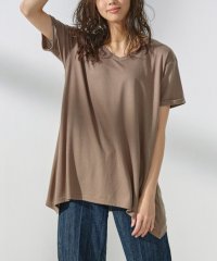 Ranan/接触冷感　ゆるシルエットVネックＴシャツ/500369450