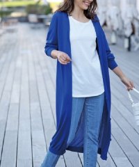 Ranan/ラナン RANAN ロング丈Vネックニットカーデ/502825817