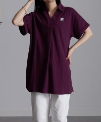 Ranan/フィラ FILA ＜FILA＞鹿の子チュニックポロシャツ/503056932
