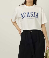 a.v.v/クロップド丈カレッジロゴTシャツ/504591015