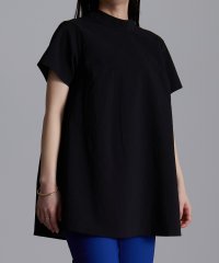 Ranan/ラナン RANAN 綿混バックボタンハイネックサッカーブラウス/504643348